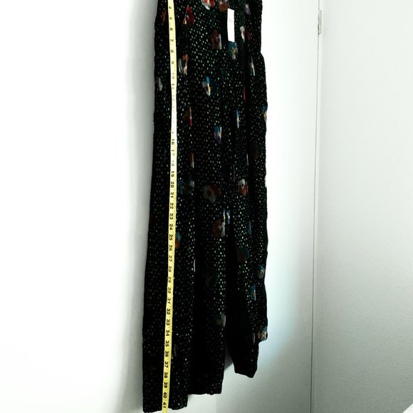 NWT anthropologie pasquette velvet wide-leg pants - Picture 12 of 14